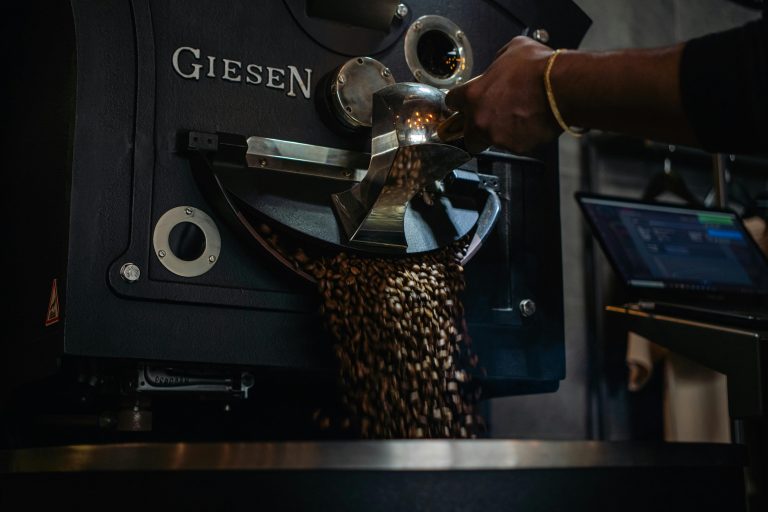 Montana small-batch coffee roasting process